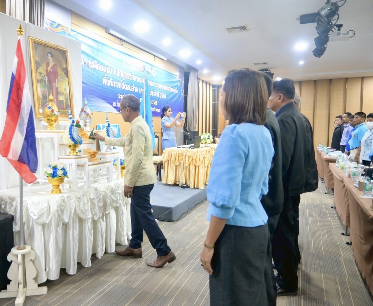 พช.พัทลุง ร่วมกับ เครือข่ายกองทุนแม่ของแผ่นดินจังหวัดพัทลุง ดำเนินโครงการฝึกอบรมหลักสูตร วิทยากรกระบวนการกองทุนแม่ของแผ่นดินพื้นที่ภาคใต้ตอนล่าง (ครู ค) ประจำปี 2568