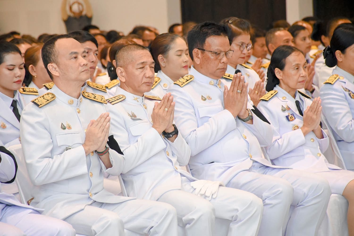 พช.พัทลุง ร่วมพิธีกุศลปัญญาสมวาร 50 วัน น้อมรำลึกในพระมหากรุณาธิคุณ สมเด็จพระนางเจ้าสิริกิติ์ พระบรมราชินีนาถ พระบรมราชชนนีพันปีหลวง